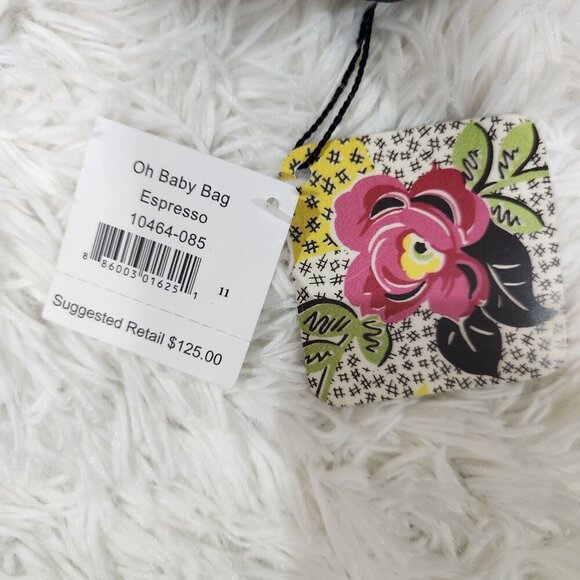 NWT Vera Bradley Espresso Oh Baby Diaper Bag - Picture 9 of 9